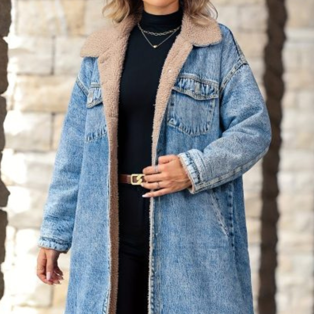Drune | Leichte Denimjacke für Frauen für den Winter