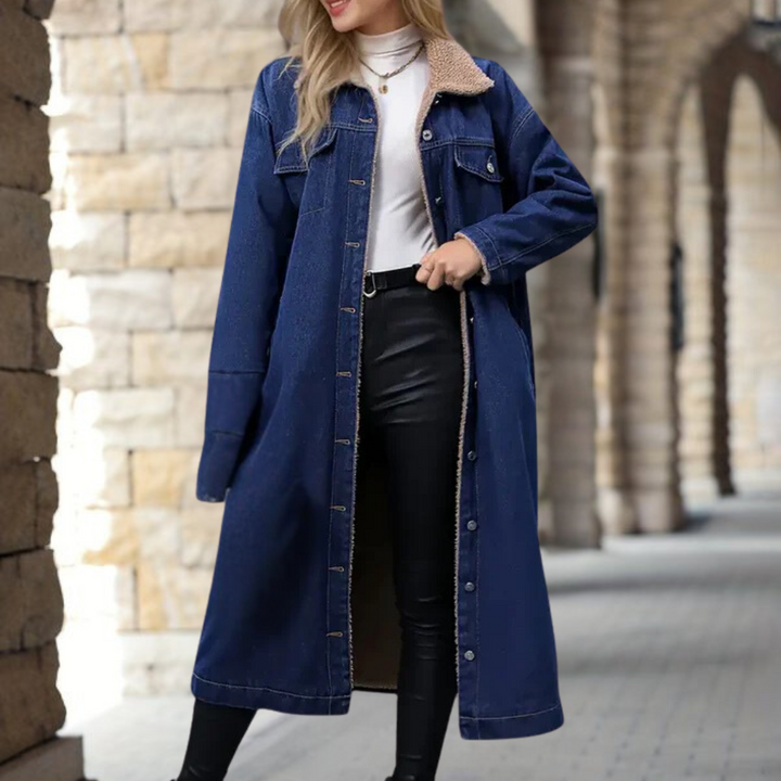 Drune | Leichte Denimjacke für Frauen für den Winter