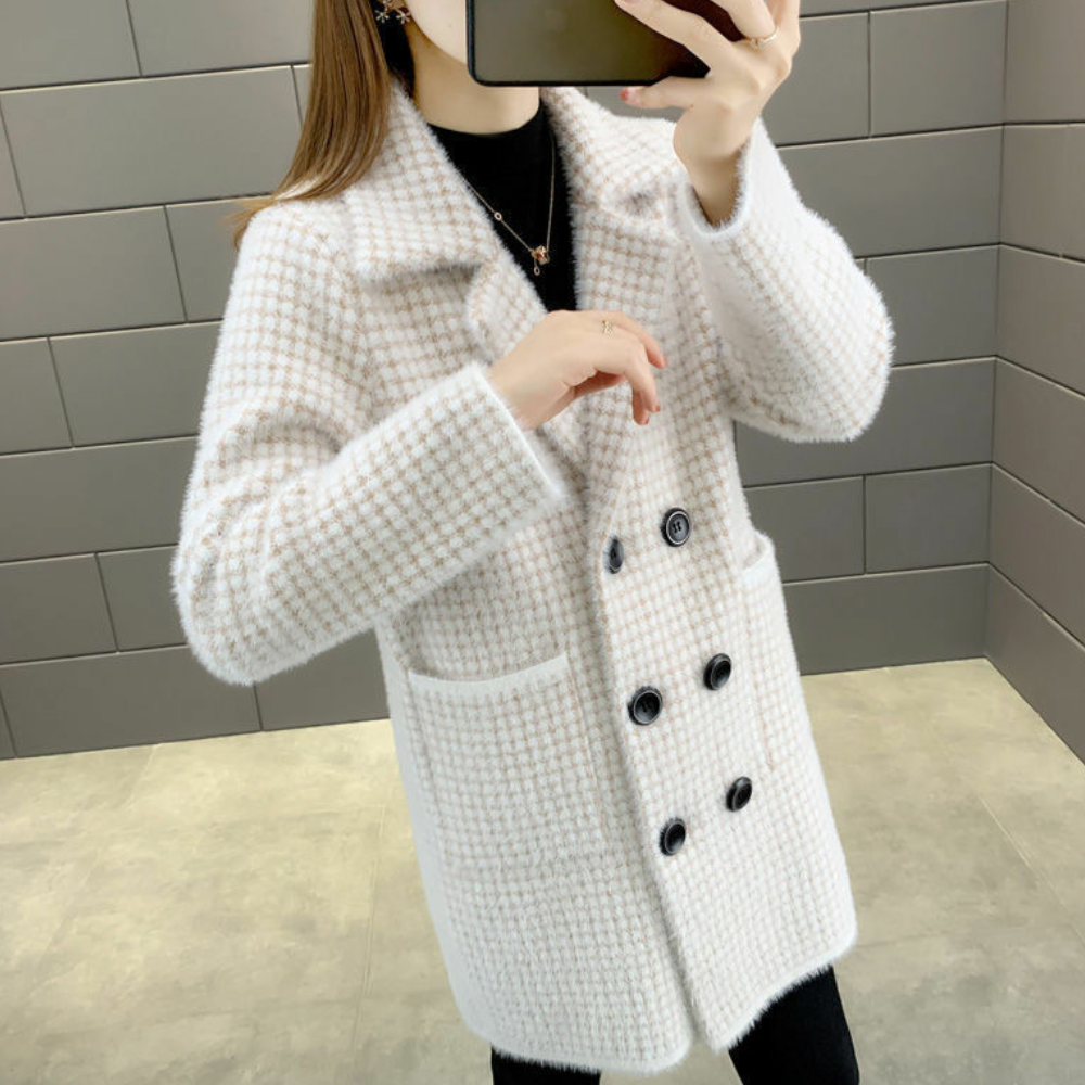 Drune | Eleganter mittellanger Wintermantel für Frauen