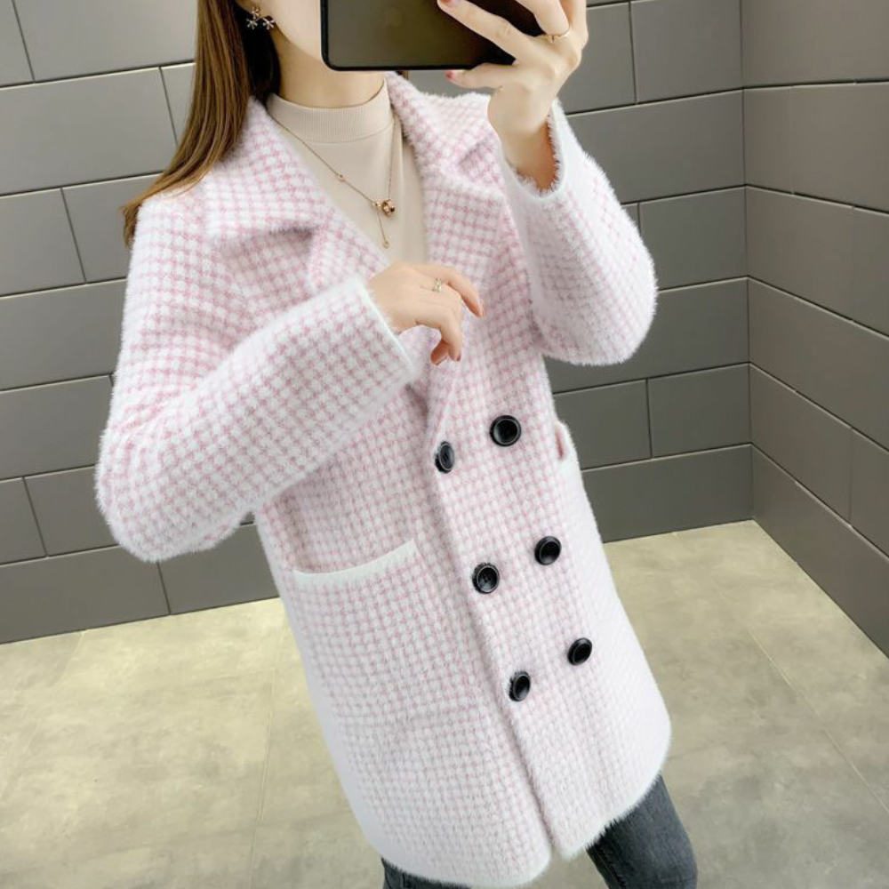 Drune | Eleganter mittellanger Wintermantel für Frauen