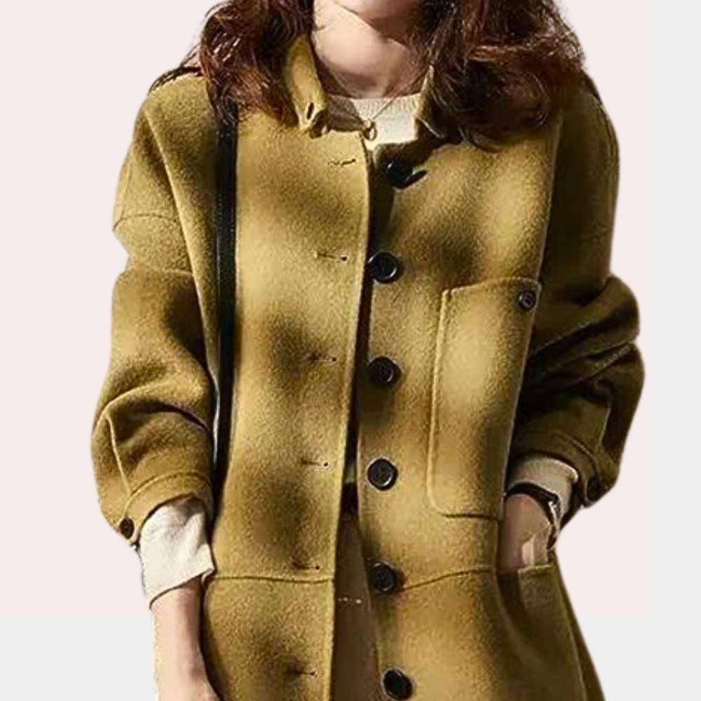 Drune | Lange und warme Trenchcoat für Damen, perfekt für den Winter