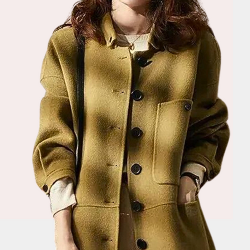 Drune | Lange und warme Trenchcoat für Damen, perfekt für den Winter