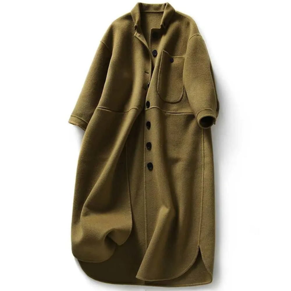 Drune | Lange und warme Trenchcoat für Damen, perfekt für den Winter
