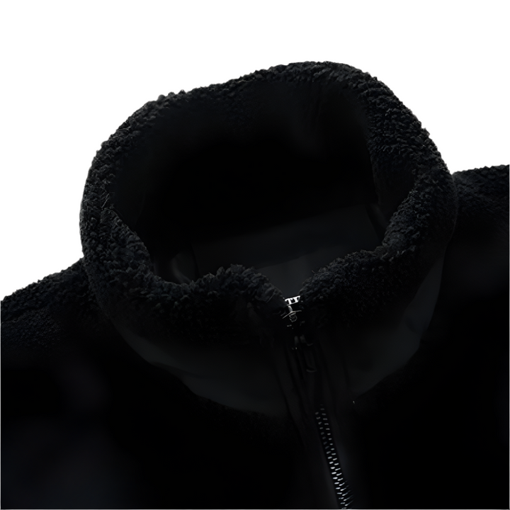 Drune | Herren Outdoor-Fleecejacke mit Reißverschluss und Verstärkten Details