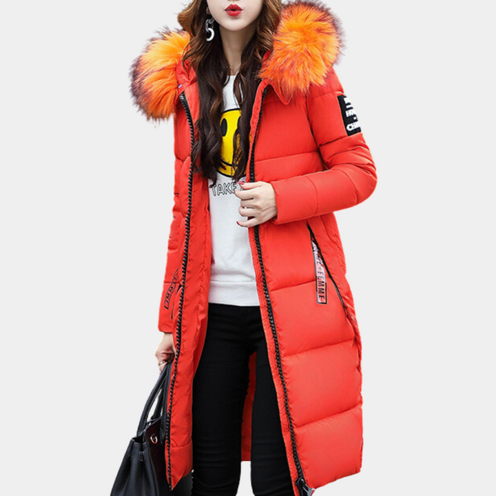 Drune | stylische Damen gesteppte Jacke mit Kapuze
