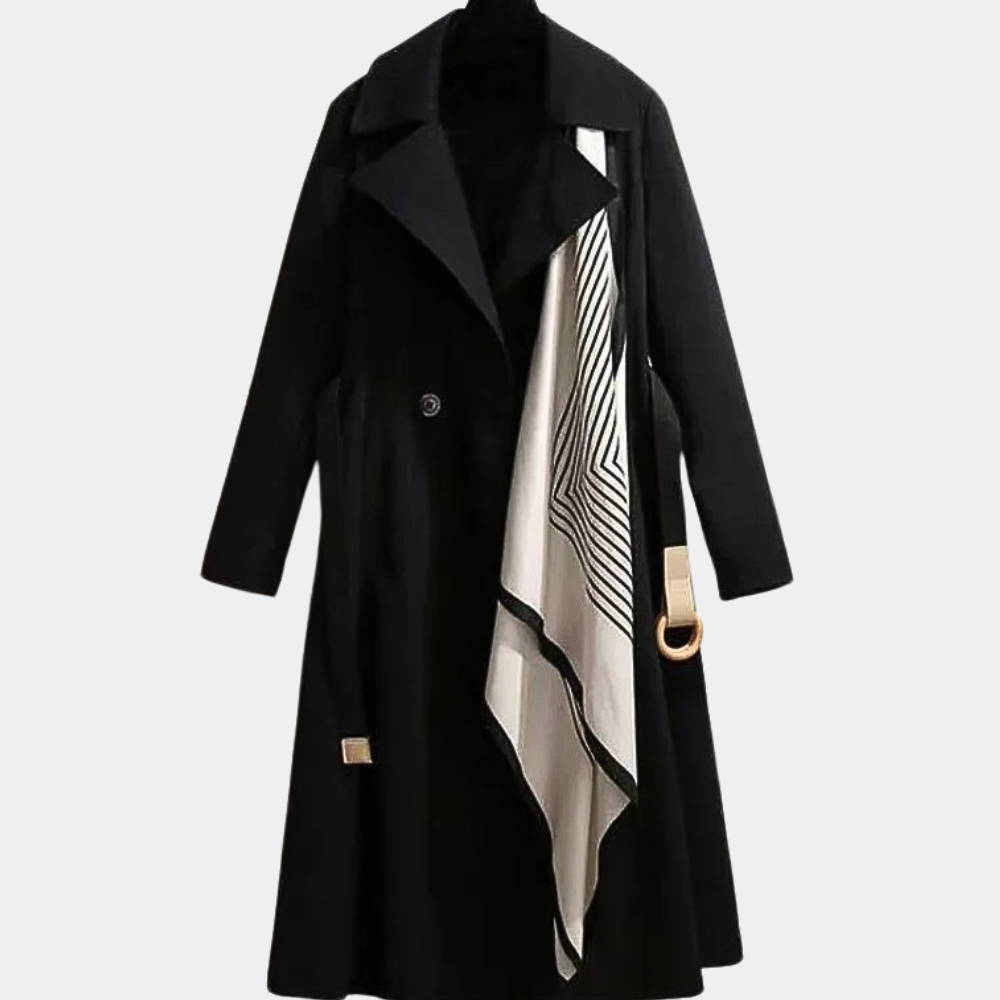 Drune | Eleganter Trenchcoat - Gürtel Vielseitiger Luxus