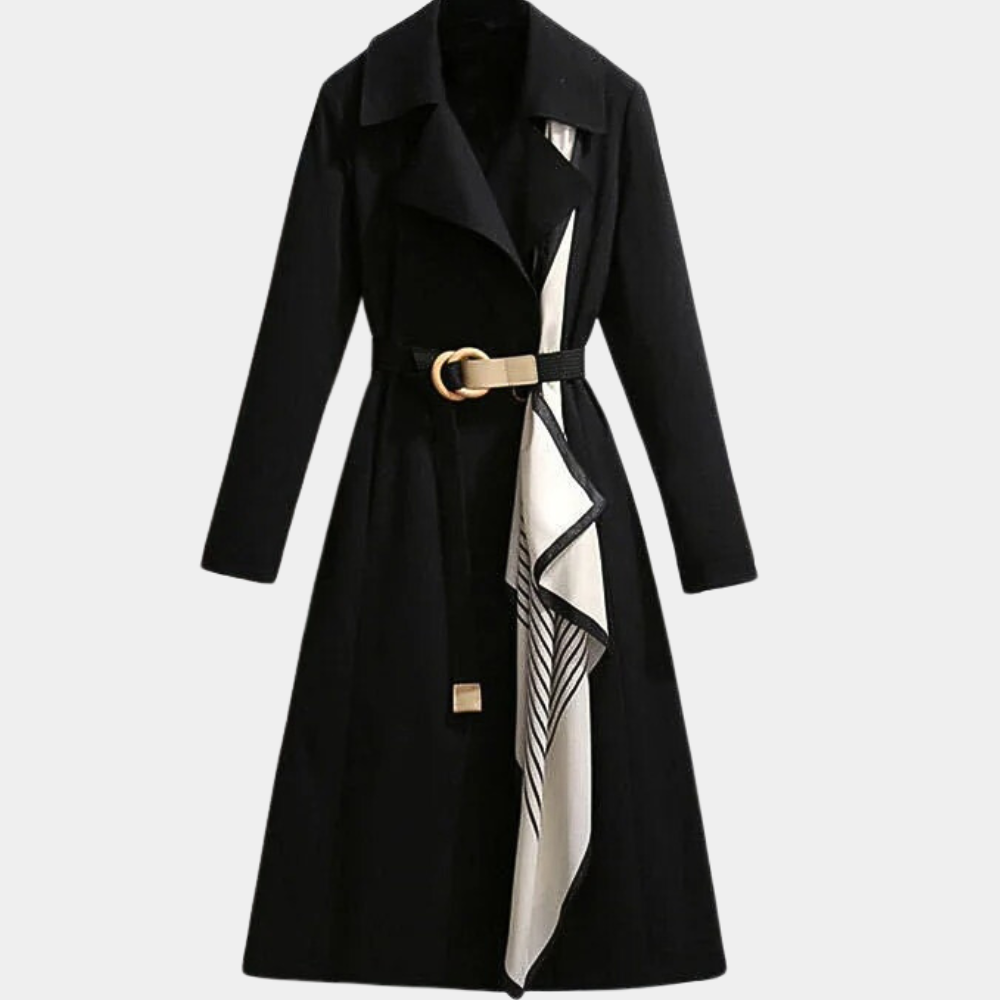 Drune | Eleganter Trenchcoat - Gürtel Vielseitiger Luxus