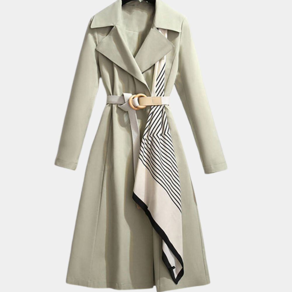 Drune | Eleganter Trenchcoat - Gürtel Vielseitiger Luxus