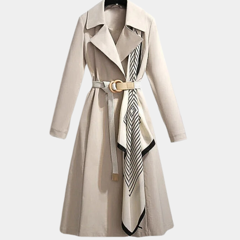 Drune | Stilvoller Damen Trenchcoat Mit Gürtel