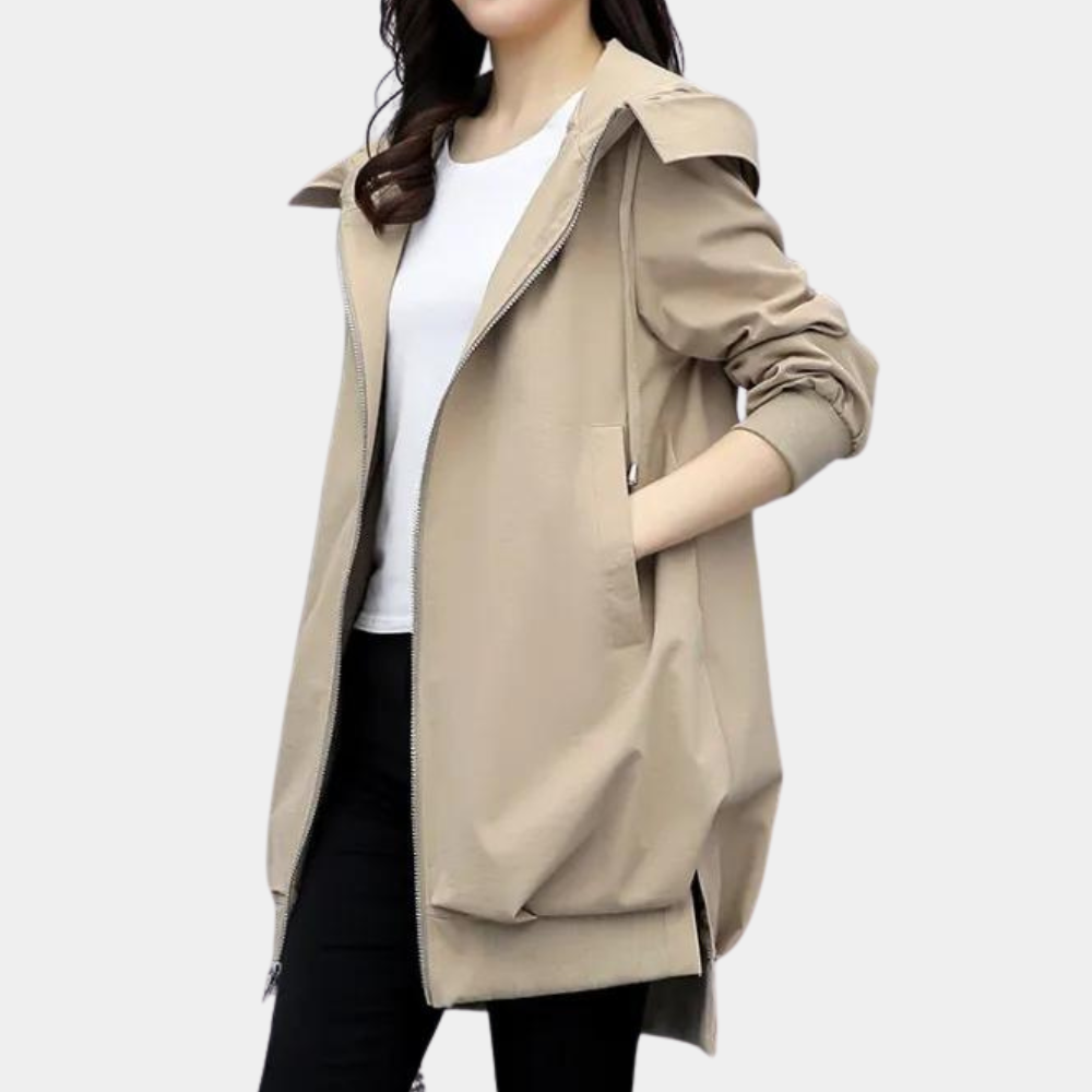 Drune | Zwischenjacke für Damen mit Kapuze