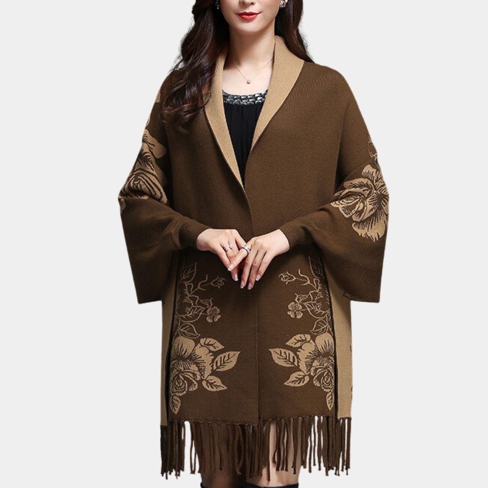 Drune | Damen Strickjacke mit Quasten