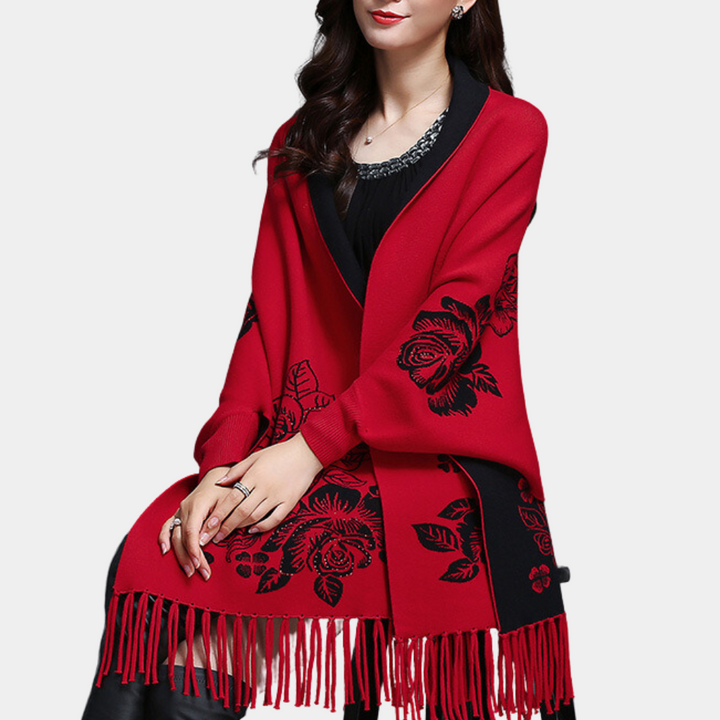 Drune | Damen Strickjacke mit Quasten