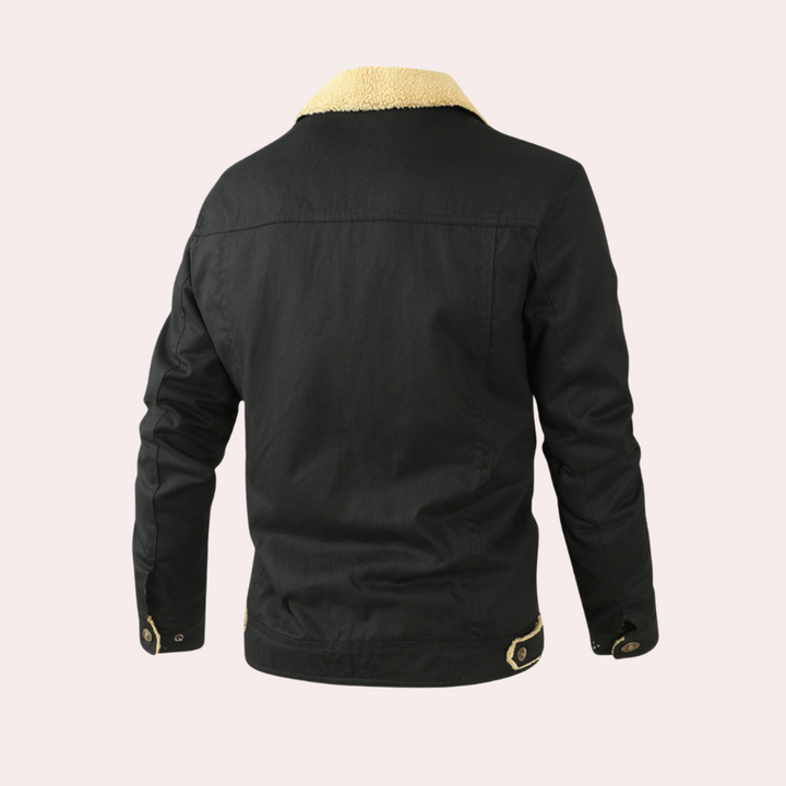 Drune | Winter Bomberjacke Vintage Stil - Warm gefüttert für Freizeit und Alltag