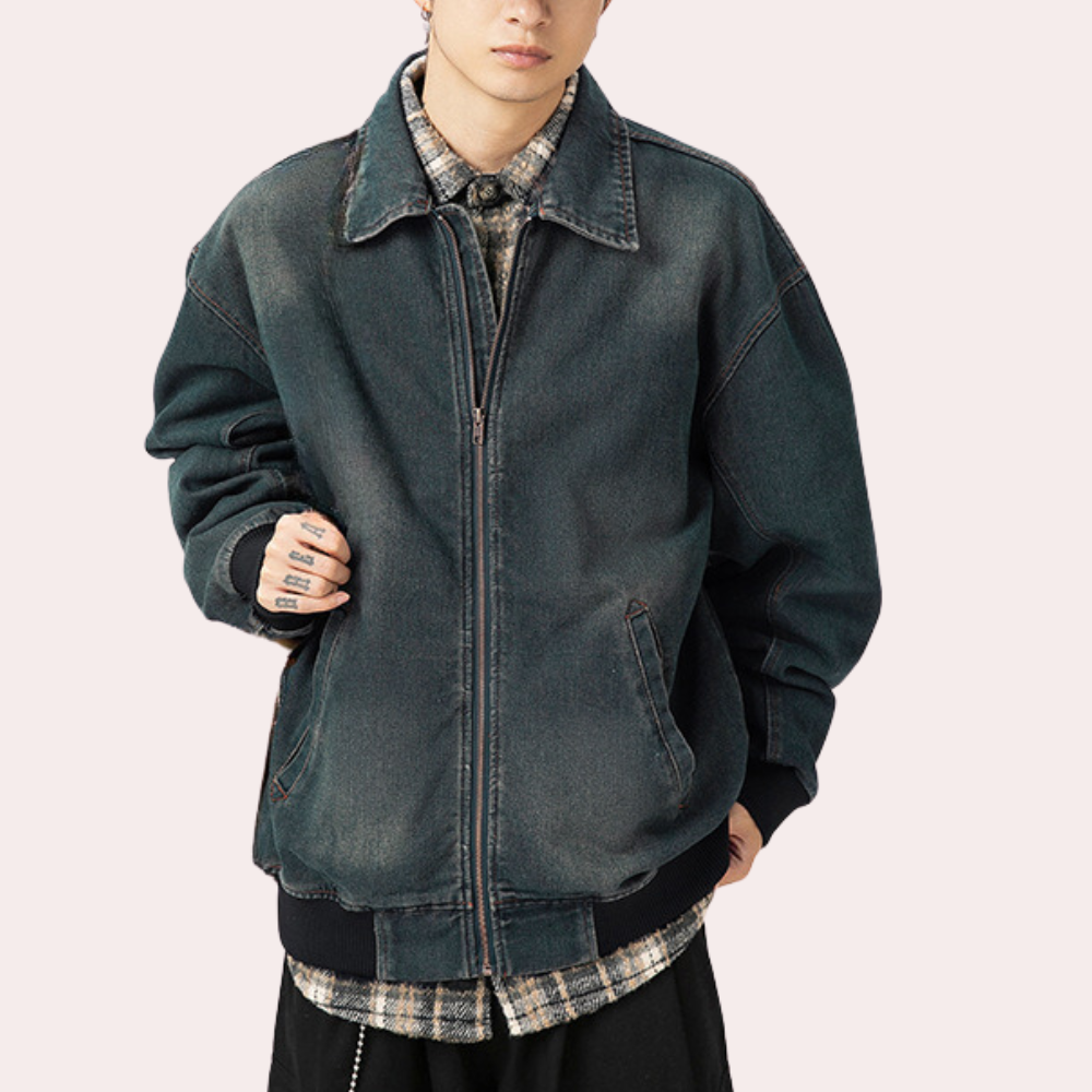 Drune | Zeitlose Jeansjacke Für Männer Mit Modernem Schnitt