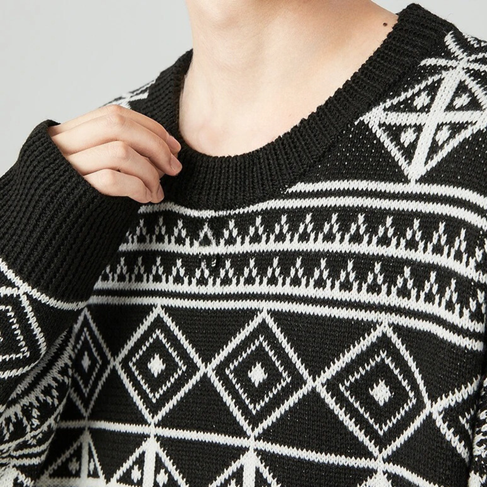 Drune | Warmes, Bequemes Herrenpullover für Jeden Anlass
