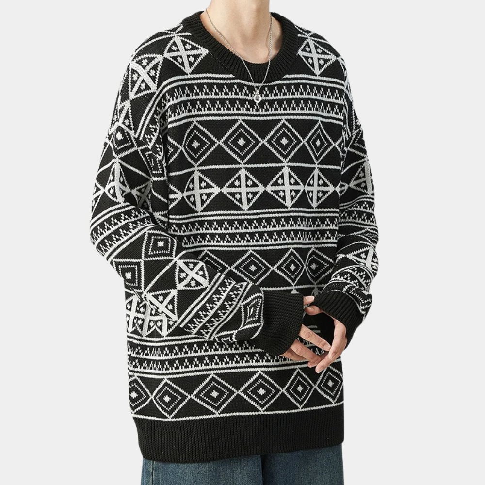 Drune | Warmes, Bequemes Herrenpullover für Jeden Anlass