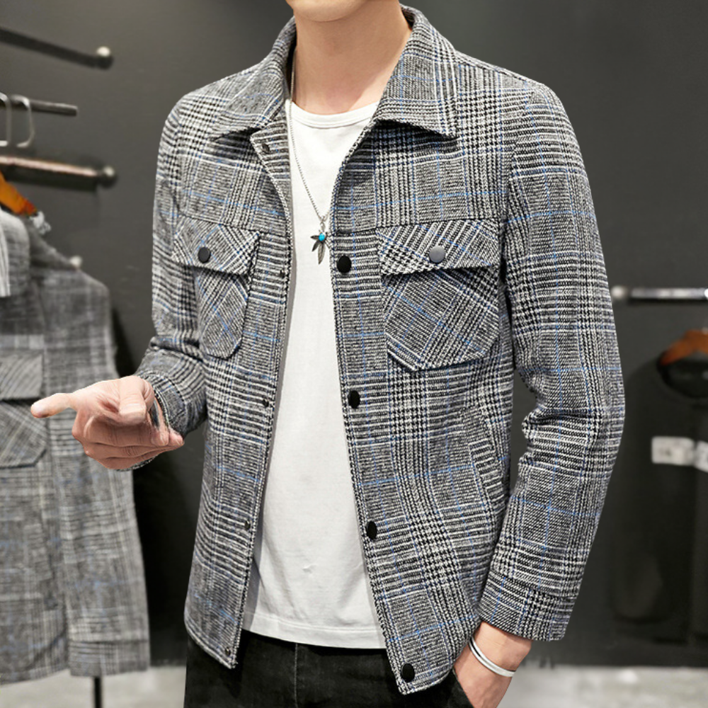 Drune | Karierte Jacke für Männer