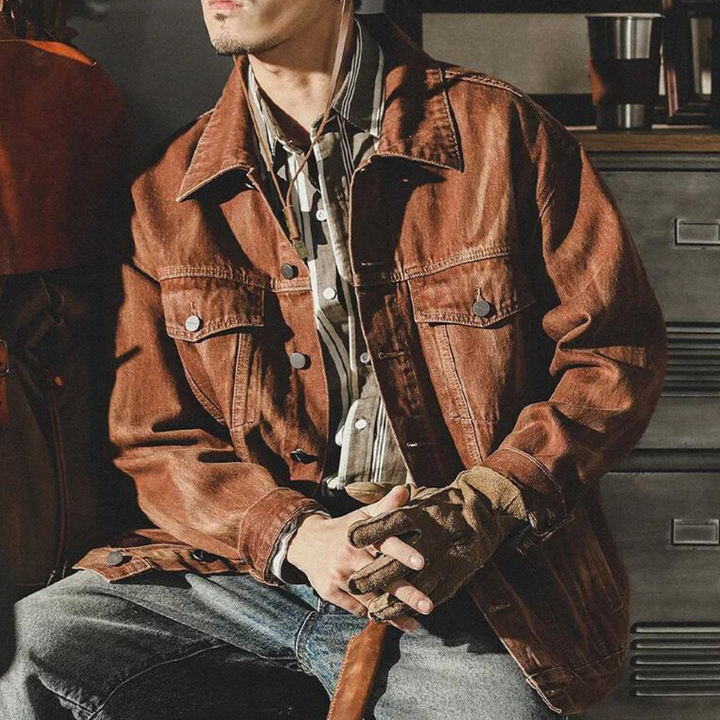 Drune | Klassische Jeansjacke Für Männer Mit Zeitlosem Design