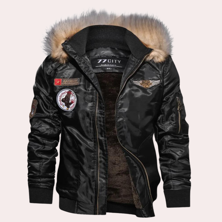 Drune | Winterjacke mit Kapuze für Herren
