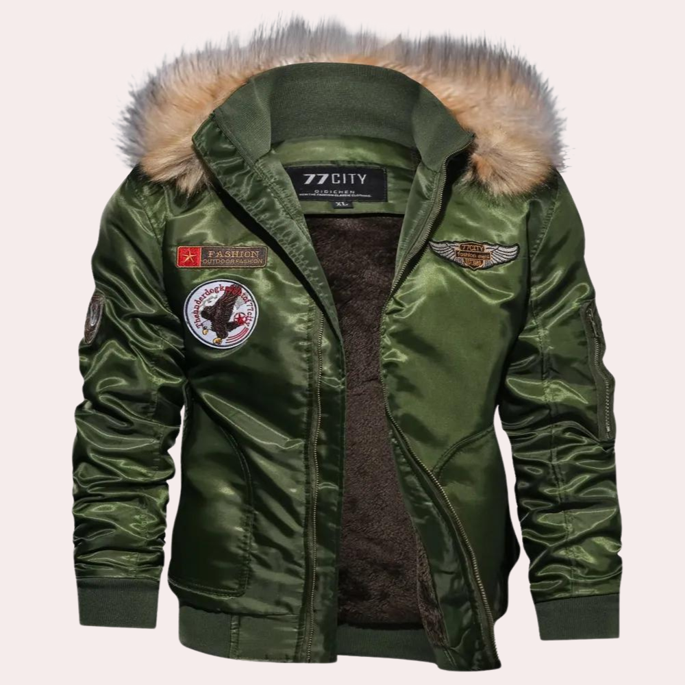 Drune | Winterjacke mit Kapuze für Herren