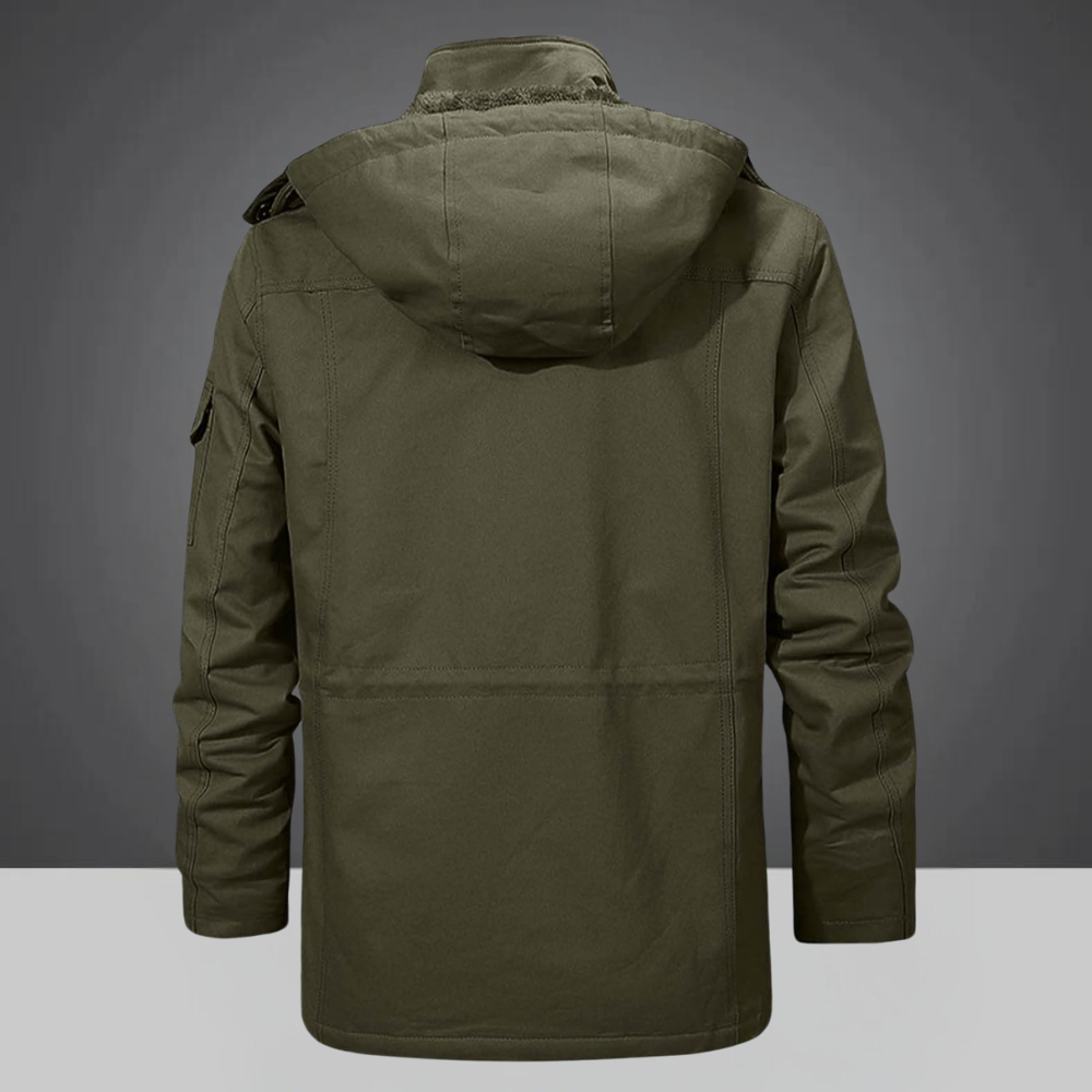 Drune | Herren Winterjacke mit Kapuze