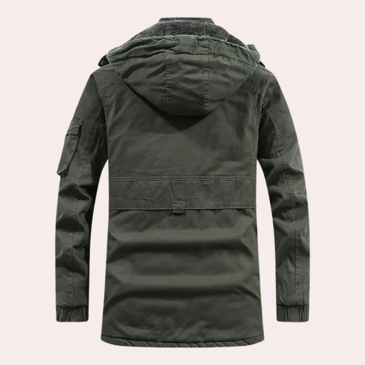 Drune | Herren Winterjacke Mit Kapuze Für Komfort