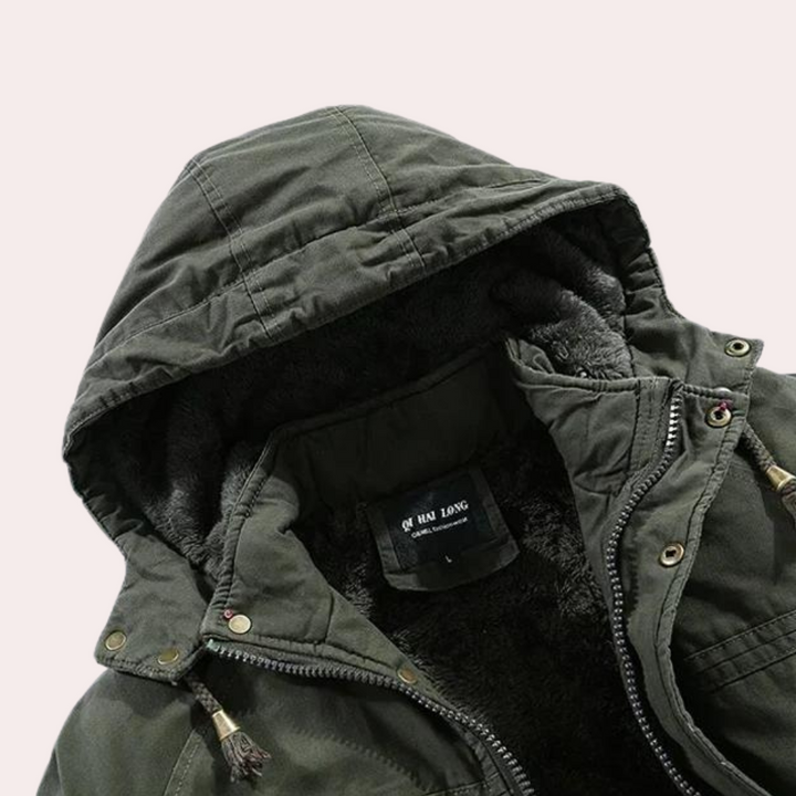Drune | Herren Winterjacke Mit Kapuze Für Komfort