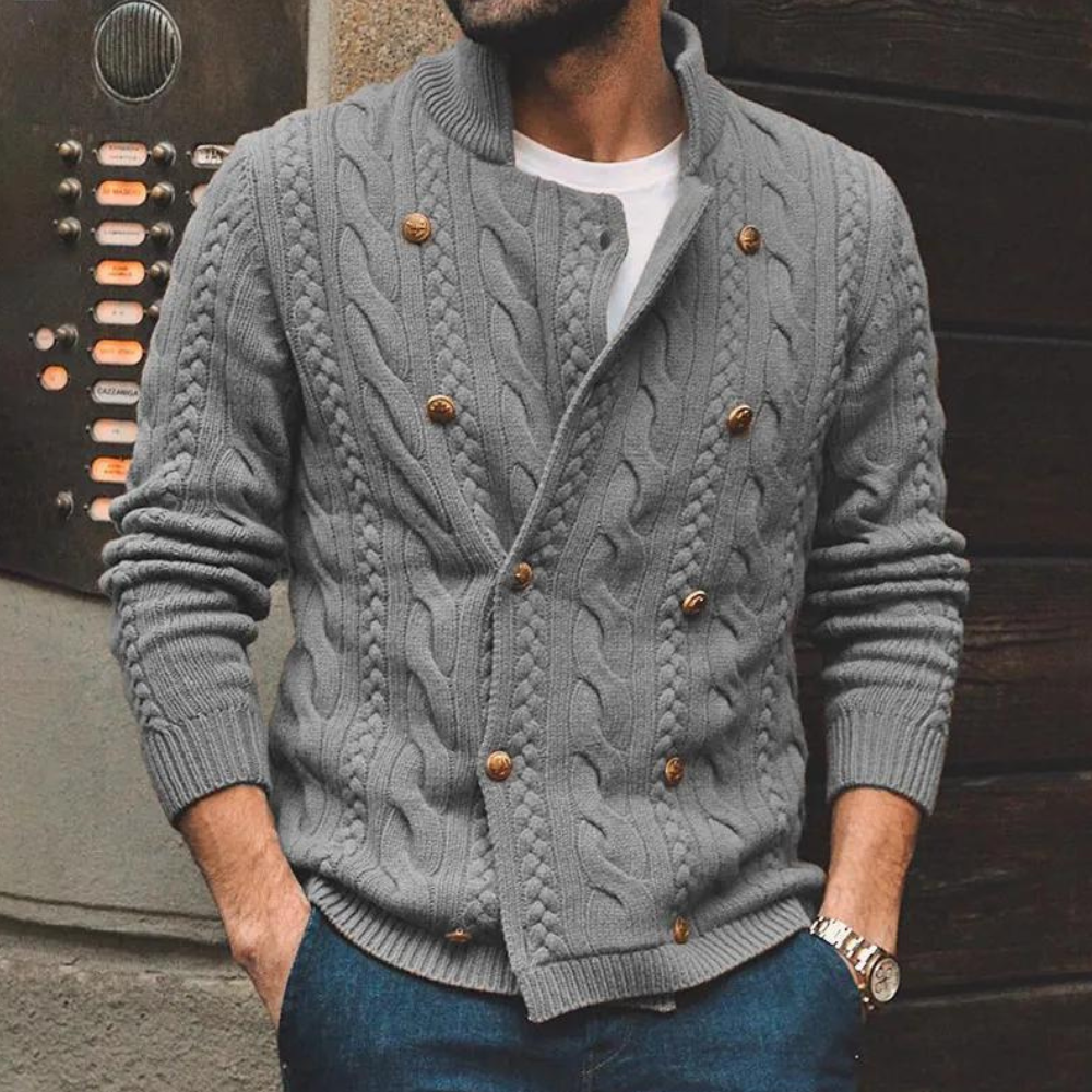 Drune | Klassische Strickjacke Für Herren