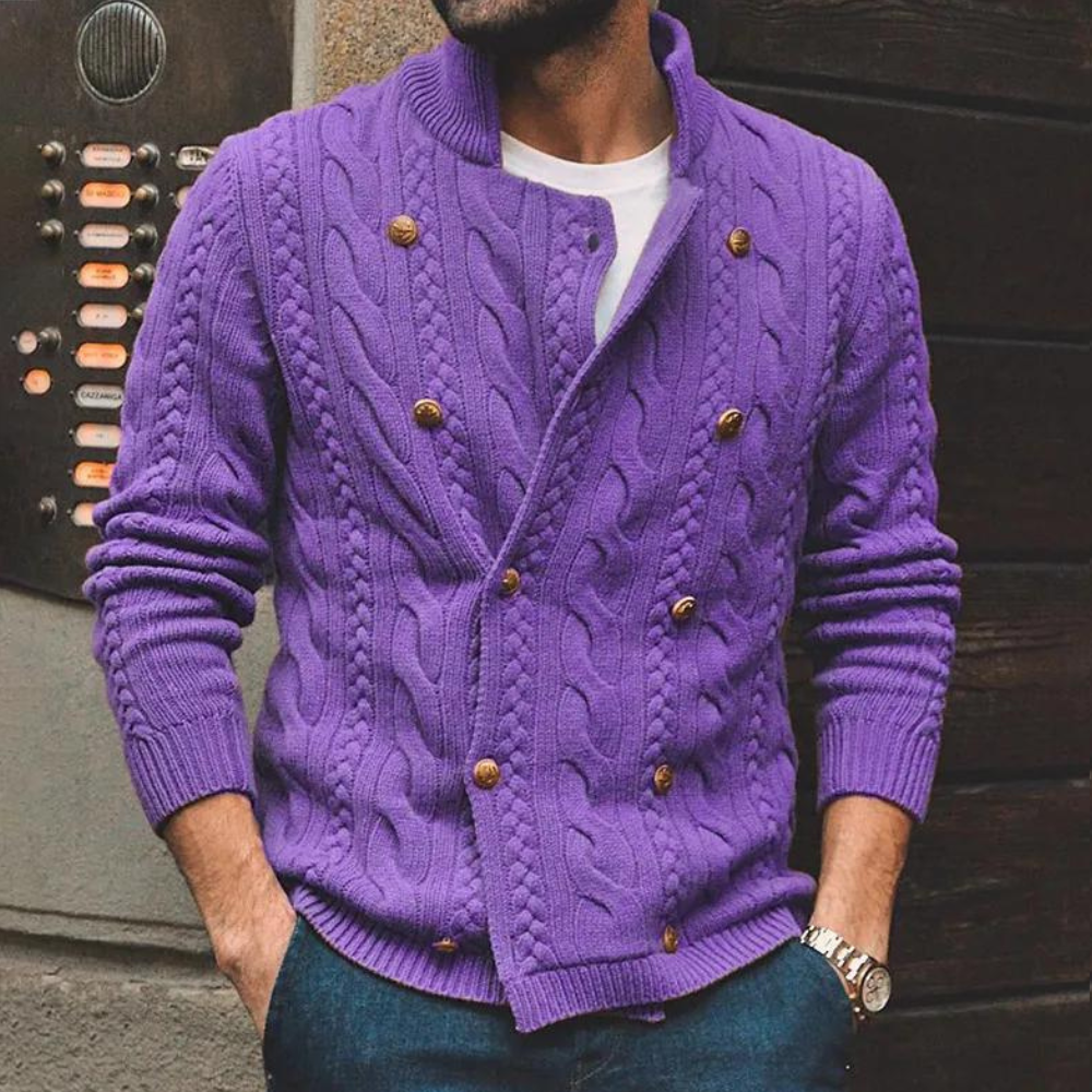 Drune | Klassische Strickjacke Für Herren