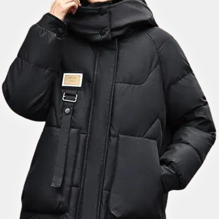 Drune | Luxuriös Wattierte Damenjacke mit Gemütlicher Kapuze