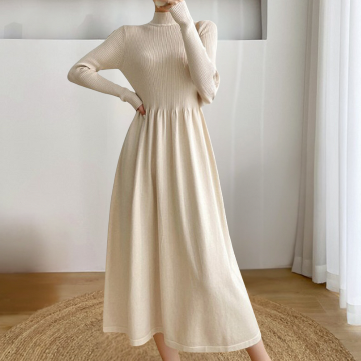 Drune | Stilvolle Winter Chic Strickkleid Für Frauen