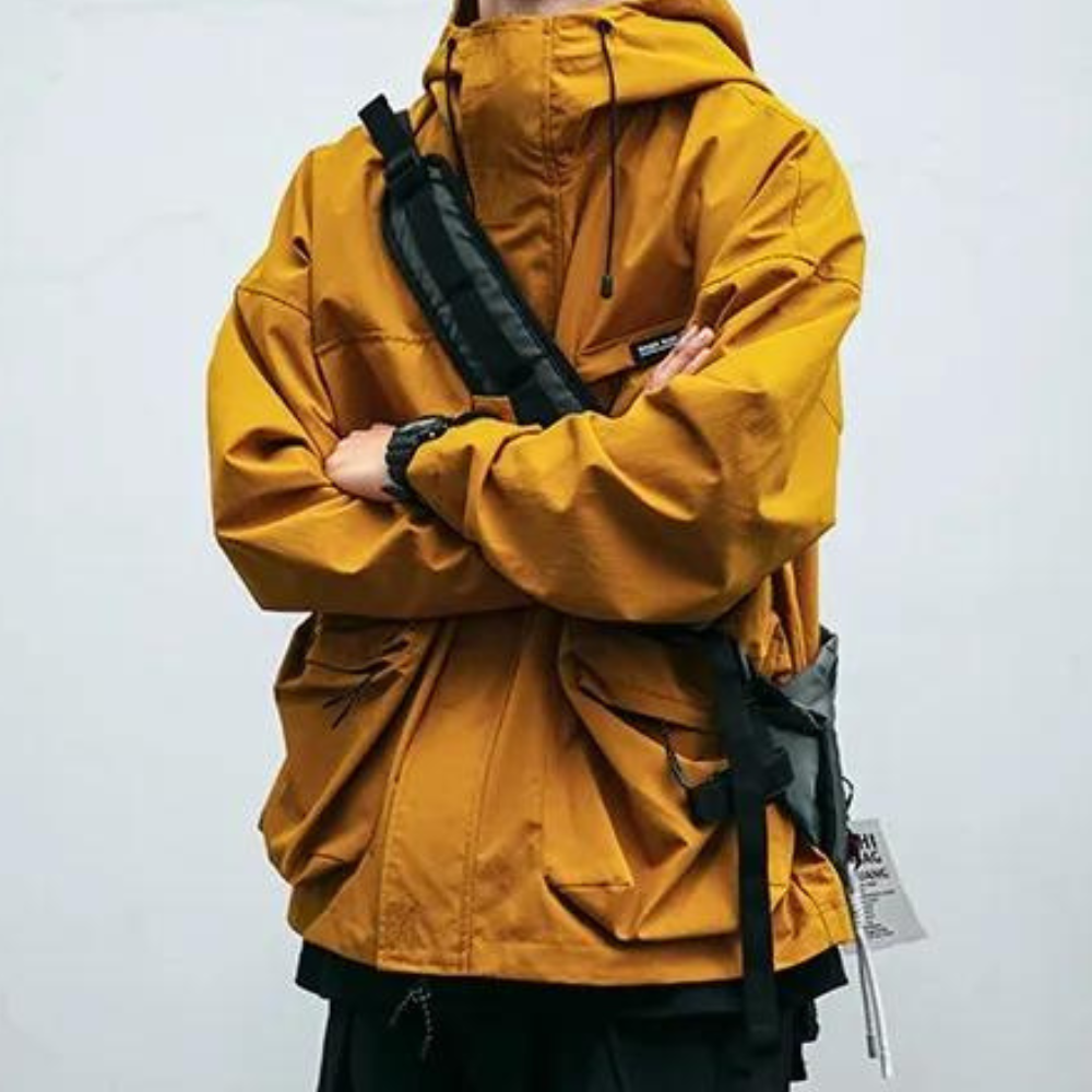 Drune | Warme Jacke mit Kapuze für Männer