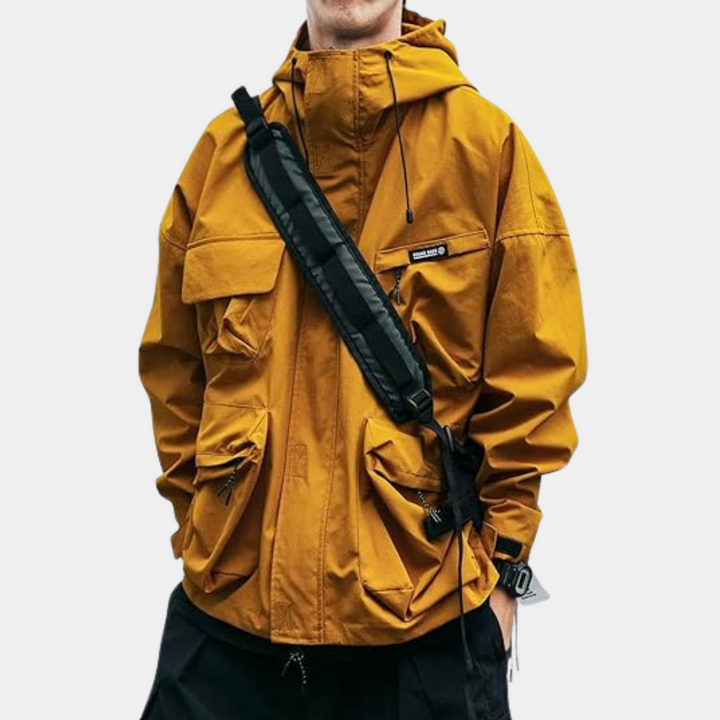 Drune | Warme Jacke mit Kapuze für Männer