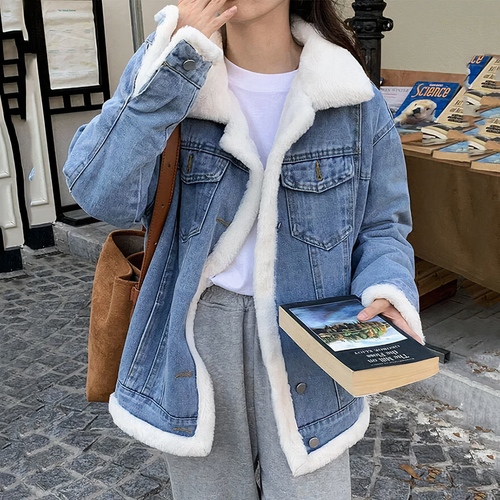 Drune | Winter-Fleece-Jeansjacke