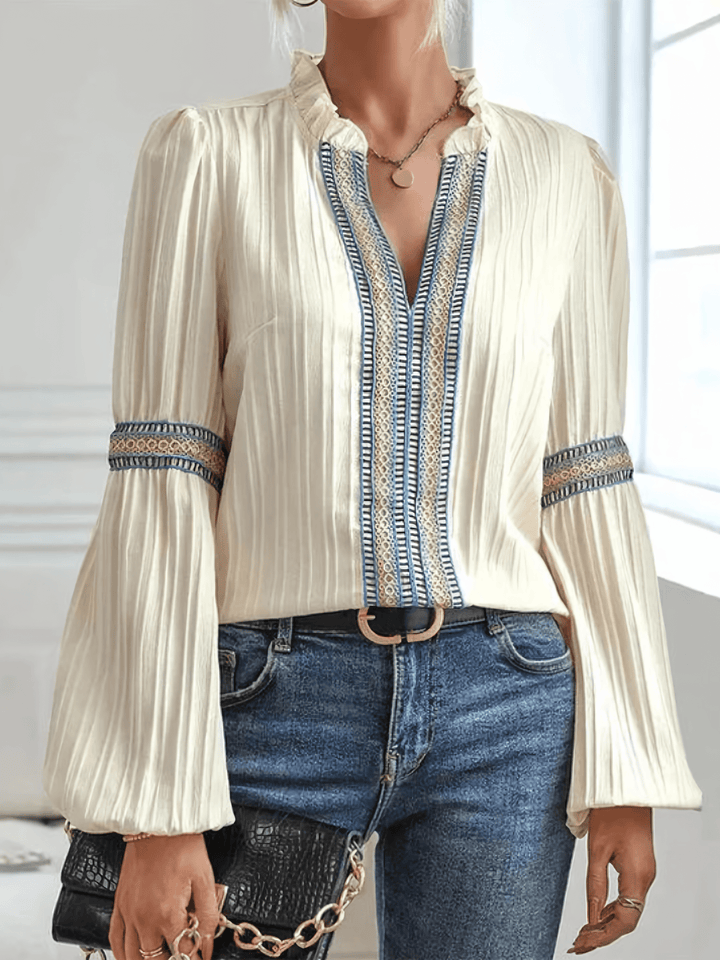 Drune | Spitzen Boho Chic Bluse Für Frauen
