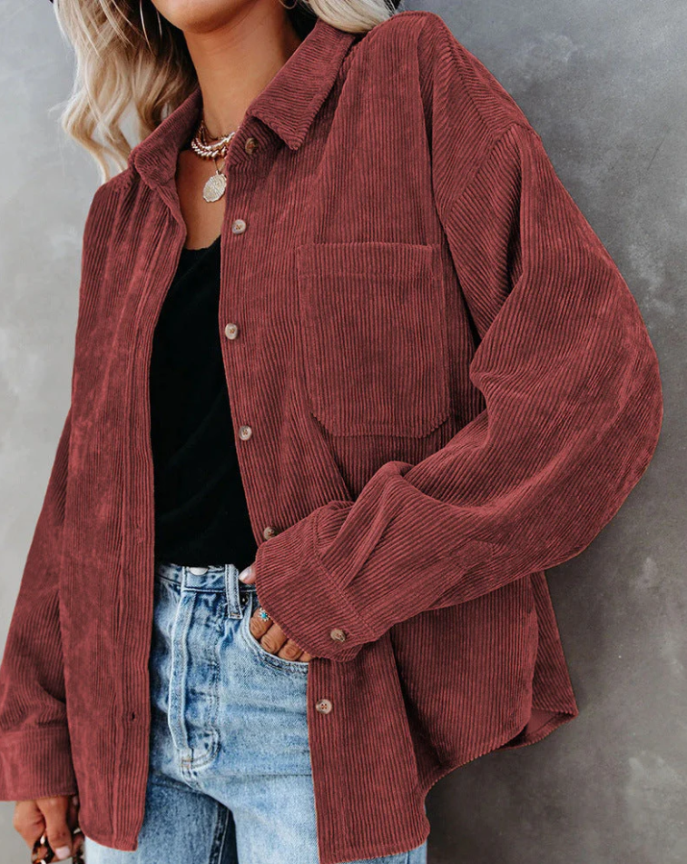 Drune | Weinlese Cordjacke