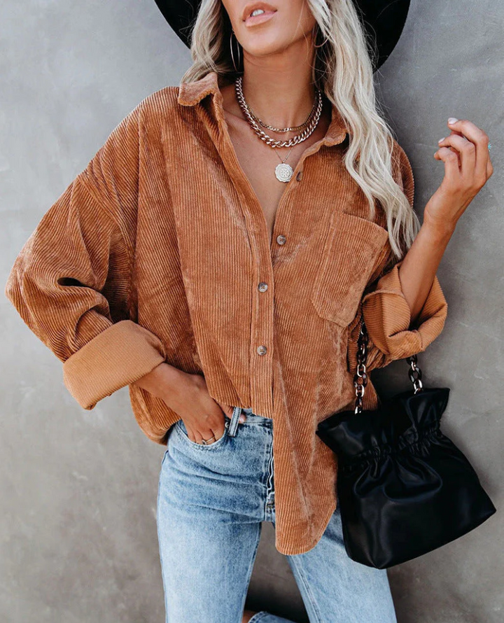 Drune | Weinlese Cordjacke