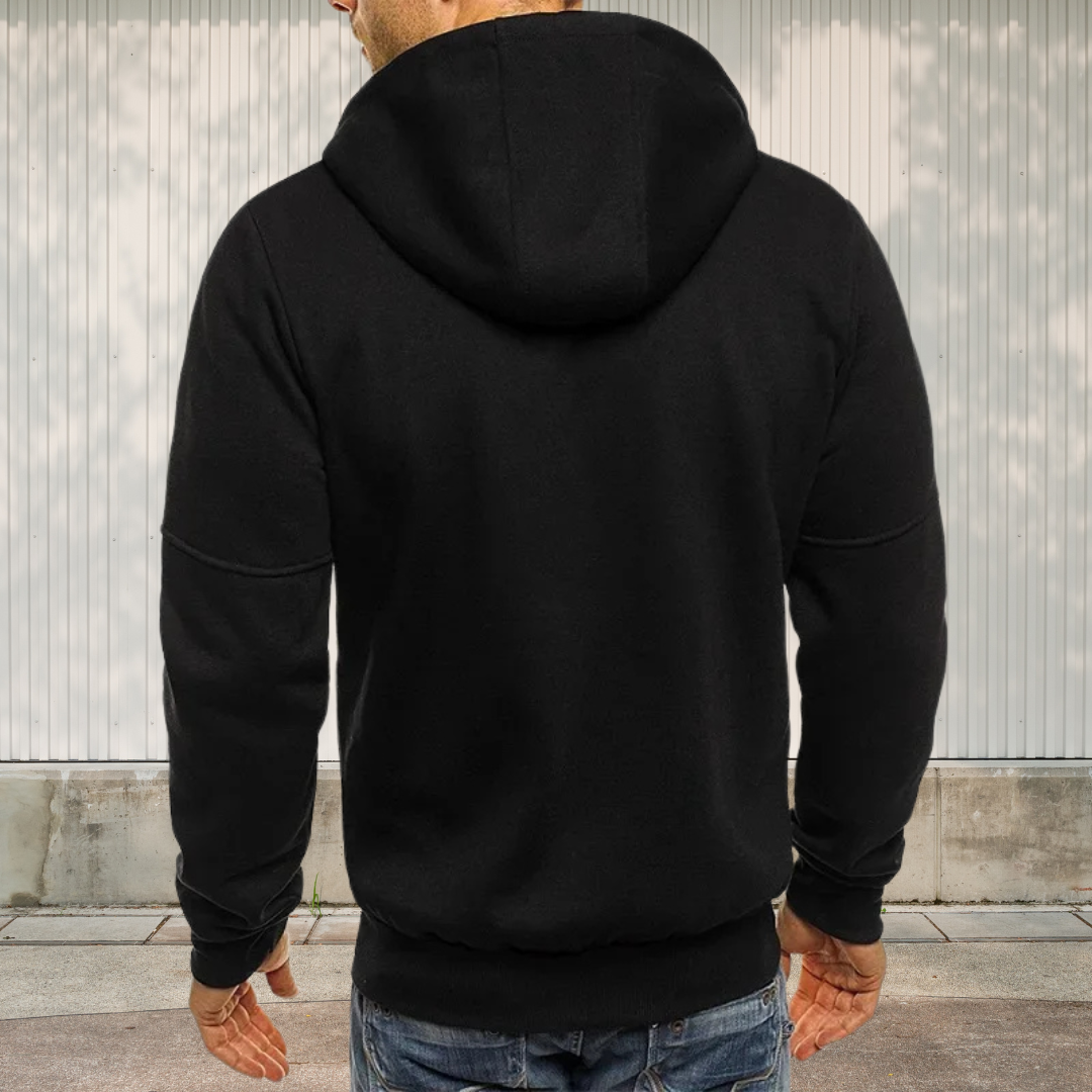 Drune | Sportliche Herren Kapuzenjacke mit Reißverschluss
