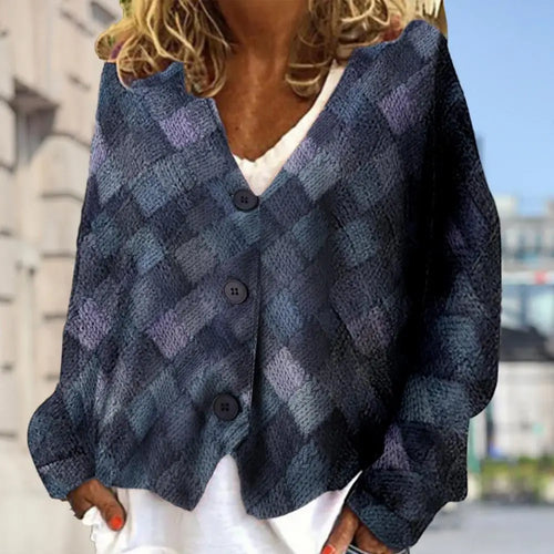 Drune | Patchwork-Strickjacke