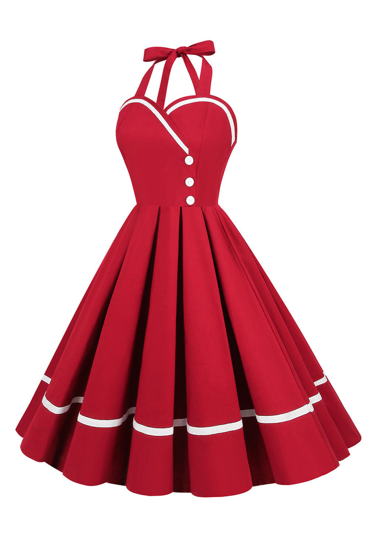 Vintage Pin-Up mit V-Ausschnitt aus den 50er Jahren