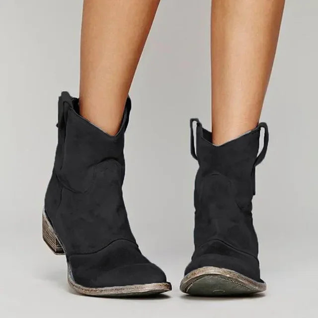 Drune | aus leder für damen im vintage-stil
