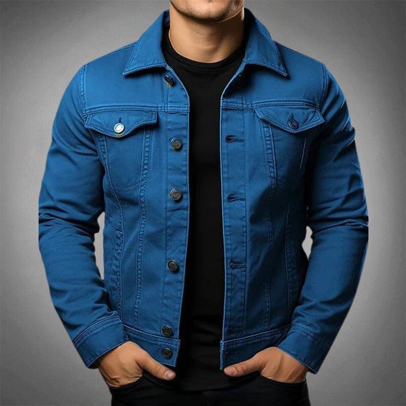 Drune | Moderne Jeansjacke Für Herren