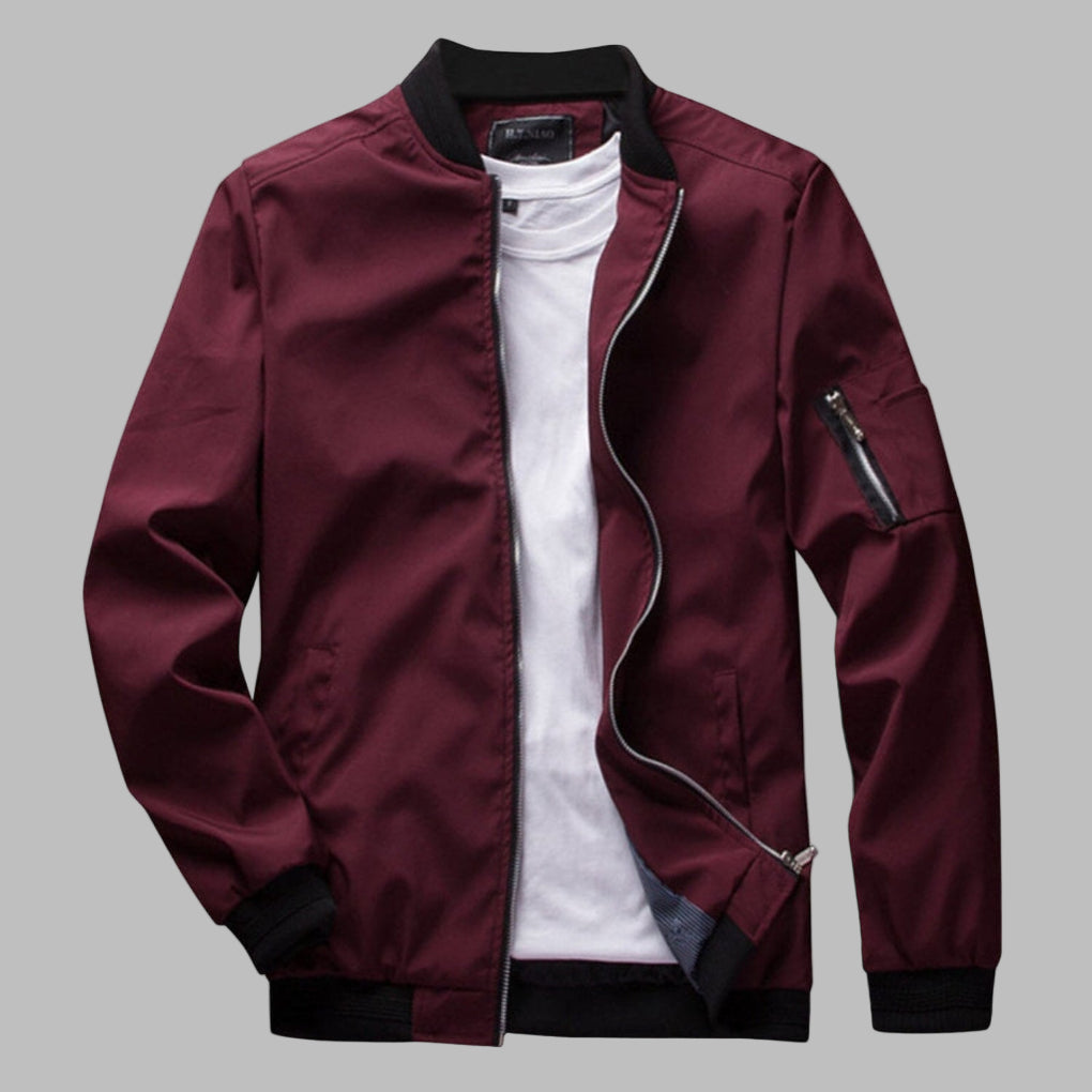 Drune | Herren Sommerjacke mit Reißverschluss und Tasche Lebbi