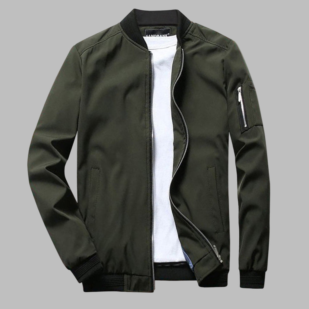 Drune | Herren Sommerjacke mit Reißverschluss und Tasche Lebbi