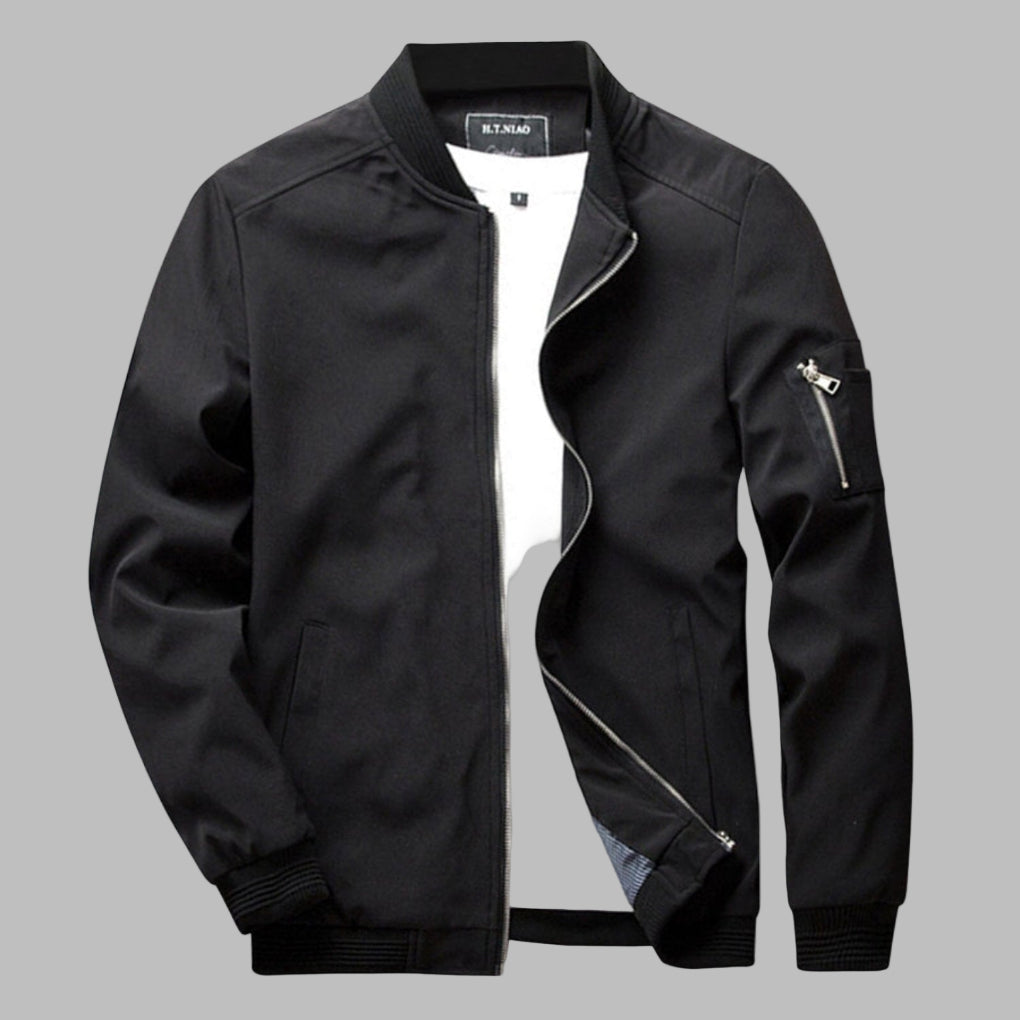Drune | Herren Sommerjacke mit Reißverschluss und Tasche Lebbi