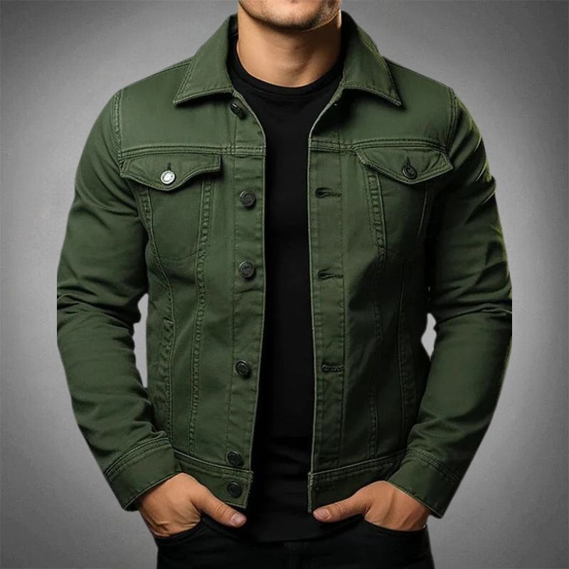 Drune | Moderne Jeansjacke Für Herren