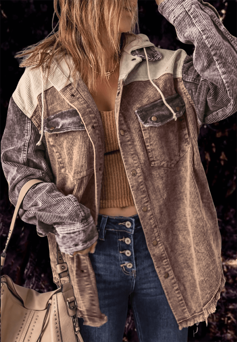 Drune | Damenjacke Mit Retro Look Und Funktionalen Taschen