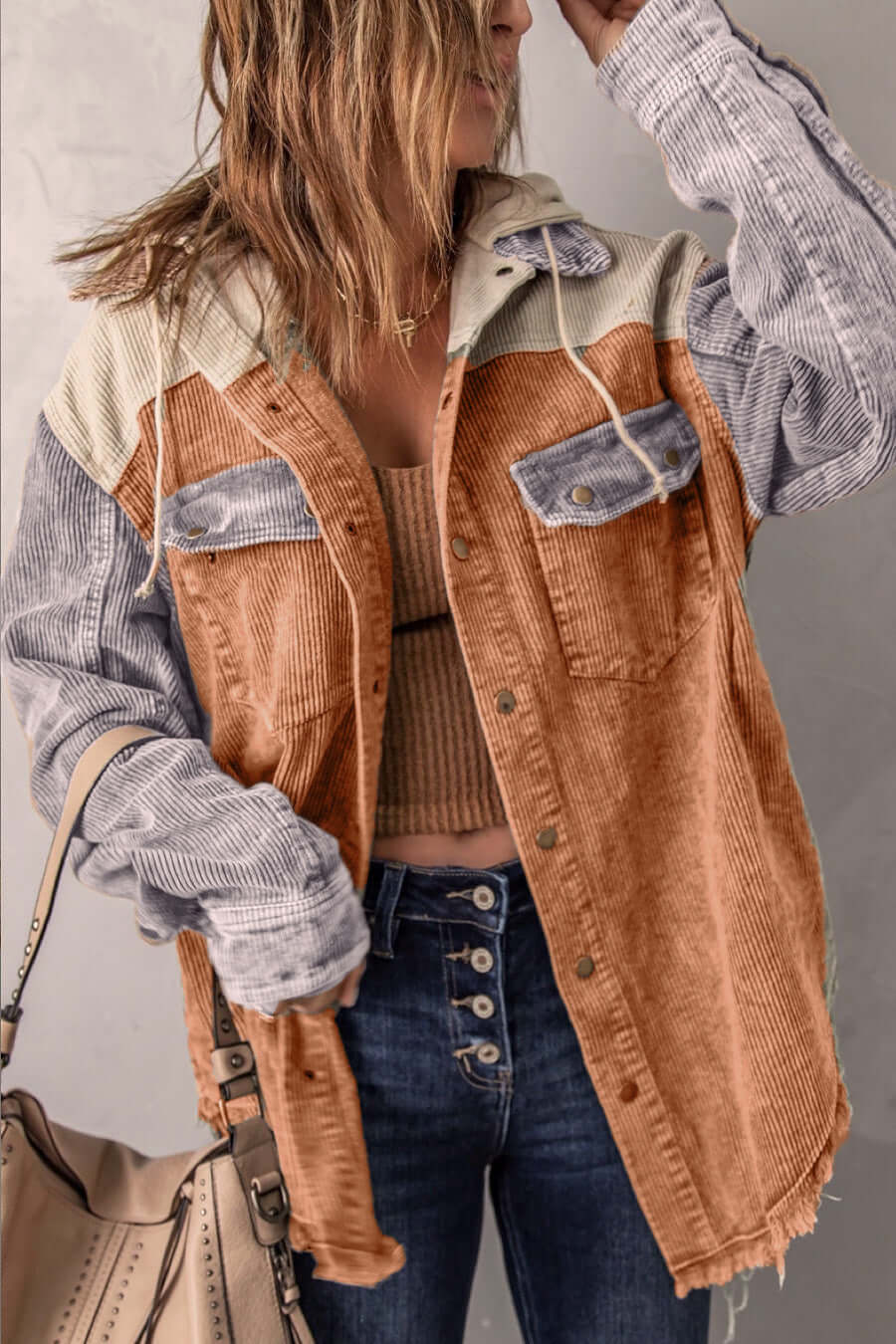 Drune | Damenjacke Mit Retro Look Und Funktionalen Taschen