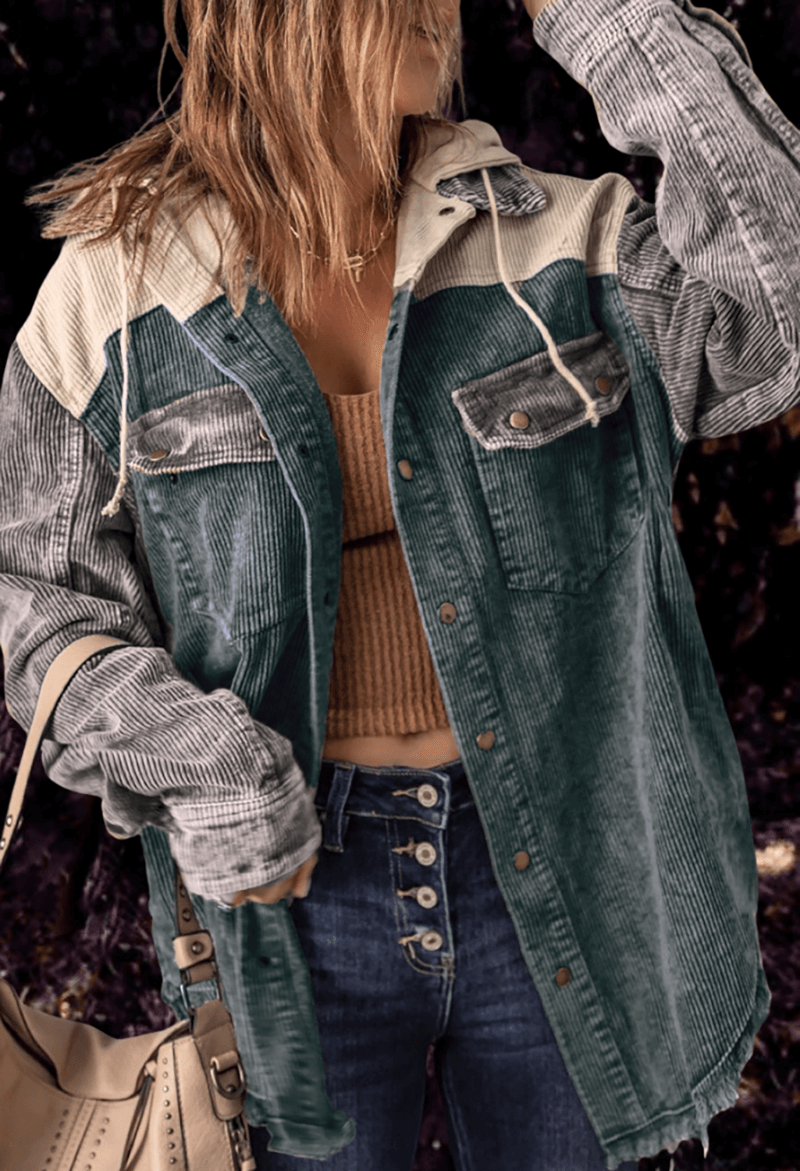 Drune | Damenjacke Mit Retro Look Und Funktionalen Taschen