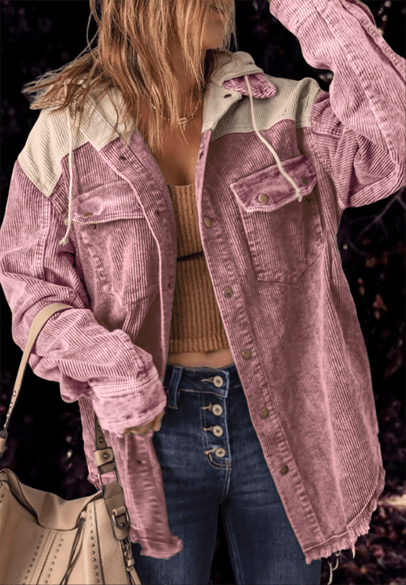 Drune | Damenjacke Mit Retro Look Und Funktionalen Taschen